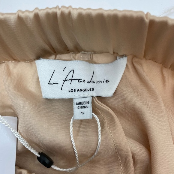 NWT L'Academie The Chantal Pant in Ivory Cream Small P488 - Picture 11 of 13